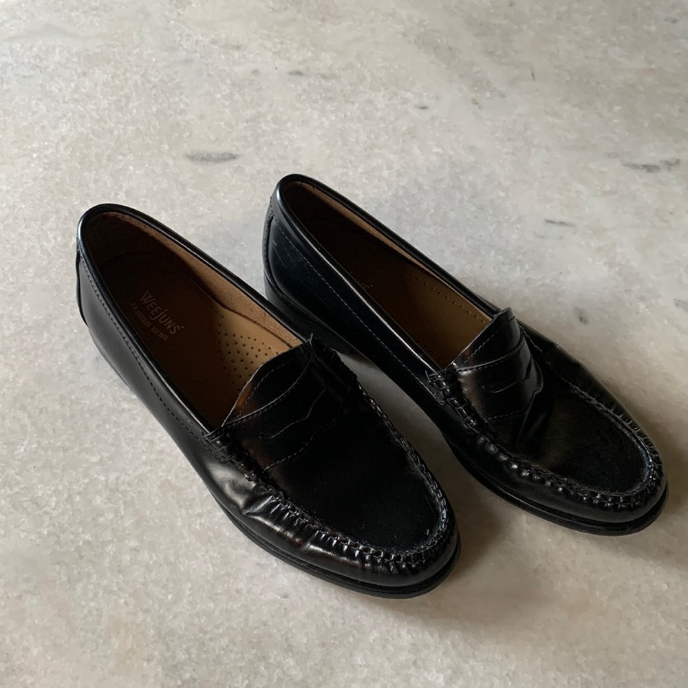 Black G.H. Bass Whitney Weejuns Loafers Size 7.5